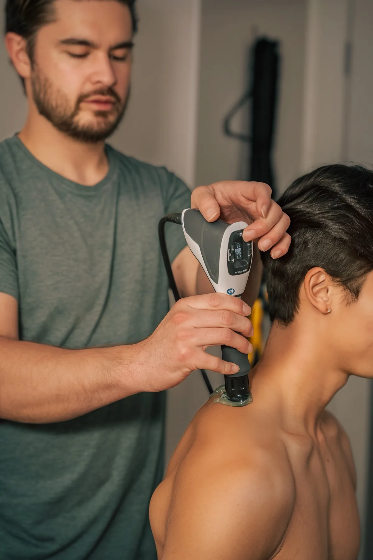 Shockwave therapy at Life Integrative in Vancouver.